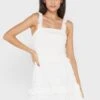 Strappy Ruffle Detail Dress