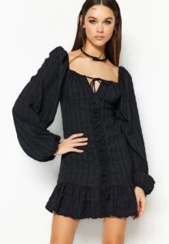 Trendyol Puff Sleeve Strappy Dress