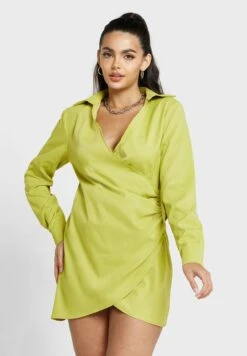 Public Desire Plunge Neck Wrap Dress