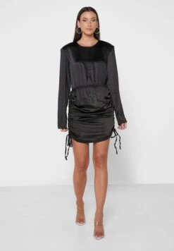 4TH & RECKLESS Rushed Tie Detail Dress