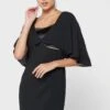 Angel Sleeve Cut Out Detail Dress