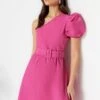 Trendyol Belted One Shoulder Dress