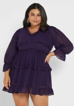 Tiered Frill Detail Dress