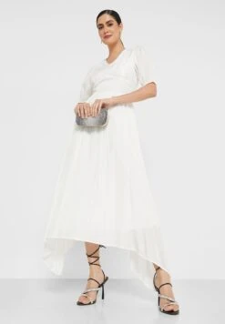 ELLA Flare Puff Sleeve Dress