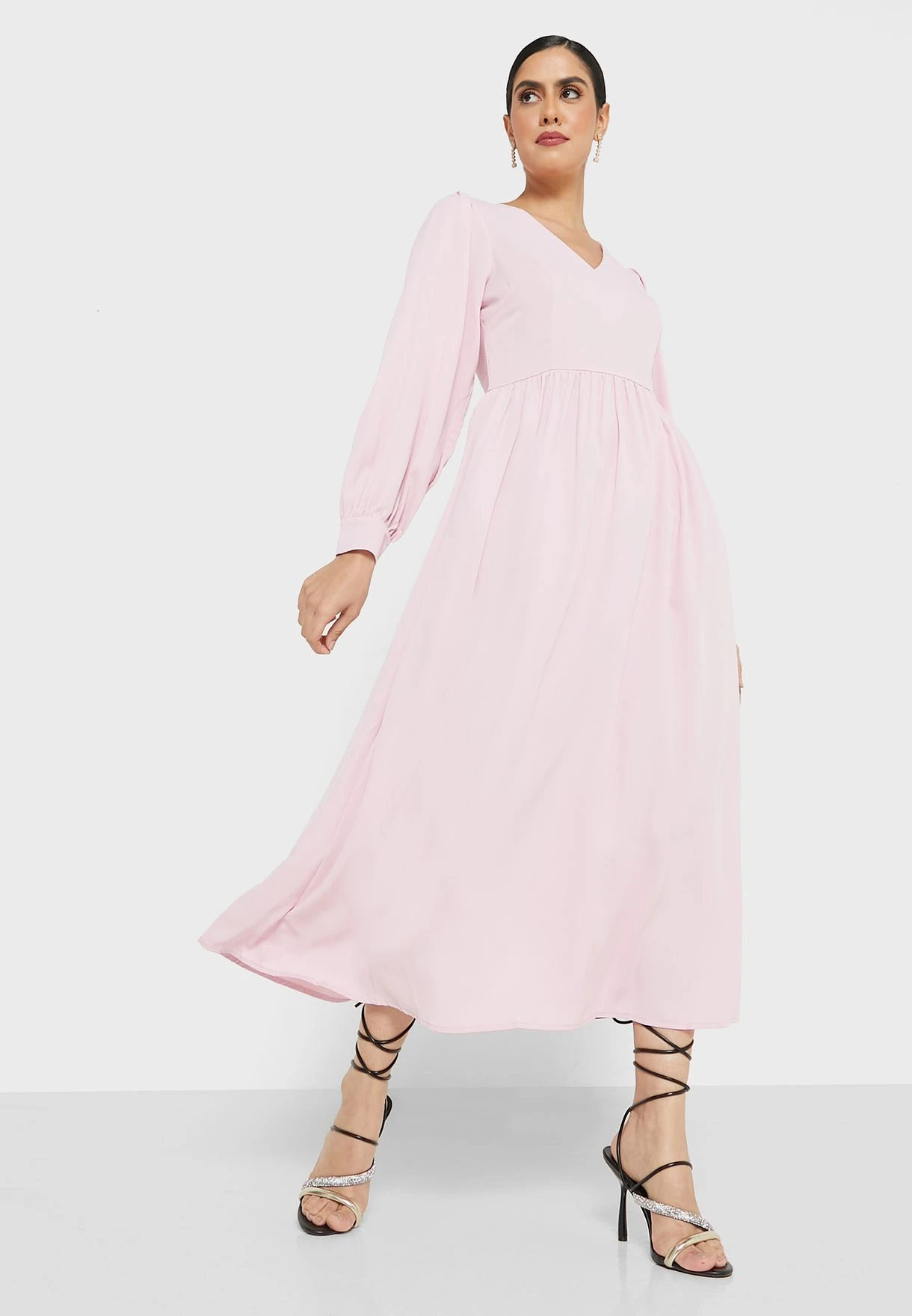 ELLA V Neck Flare Dress 1 ELLA V Neck Flare Dress