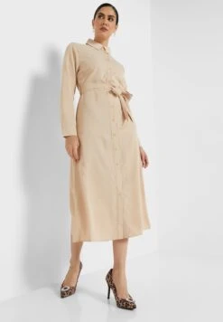 ELLA Self Tie Shirt Dress