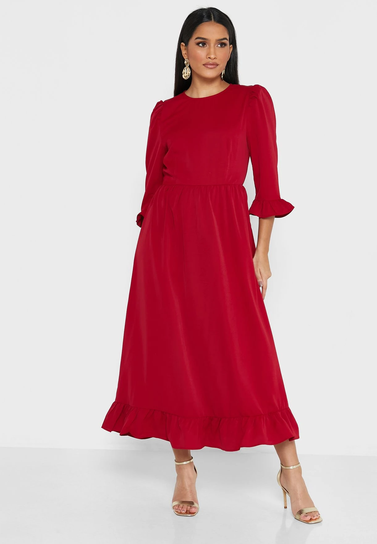 ELLA Ruffle Hem Dress 1 ELLA Ruffle Hem Dress