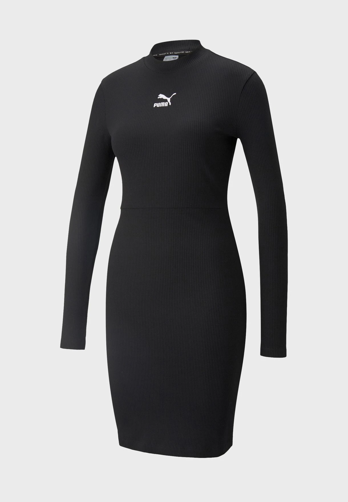 Puma Classics Ribbed Sleeve Dress 1 Puma Classics Ribbed Sleeve Dress