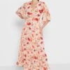 ELLA Flute Sleeve Floral Dress