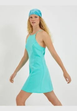 Koton Mini Dress Halter Neck Linen Mix