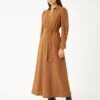 Koton Shirt Dress Waistbanded Long Sleeve