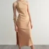 Trendyol One Shoulder Slit Detail Dress