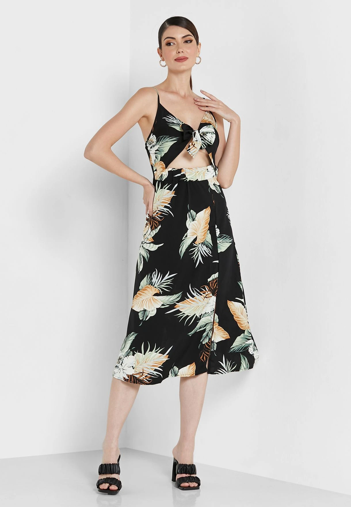 ELLA Printed Strappy Dress 1 ELLA Printed Strappy Dress
