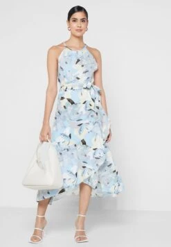 ELLA Printed Halter Dress