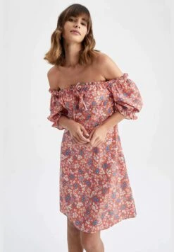 DeFacto Woman A-Line Short Sleeve Woven Dress