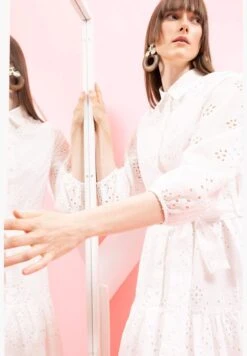 DeFacto Woman Shırt Neck Long Sleeve Woven Dress