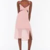Trendyol Side Slit Strappy Cut Out Detail Dress