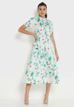 ELLA High Neck Printed Dress