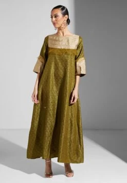 Color Block Knitted Dress