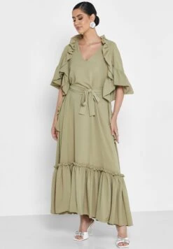 Tiered Ruffle Detail Dress