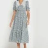 ELLA Printed Collared Dress