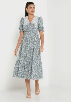ELLA Printed Collared Dress