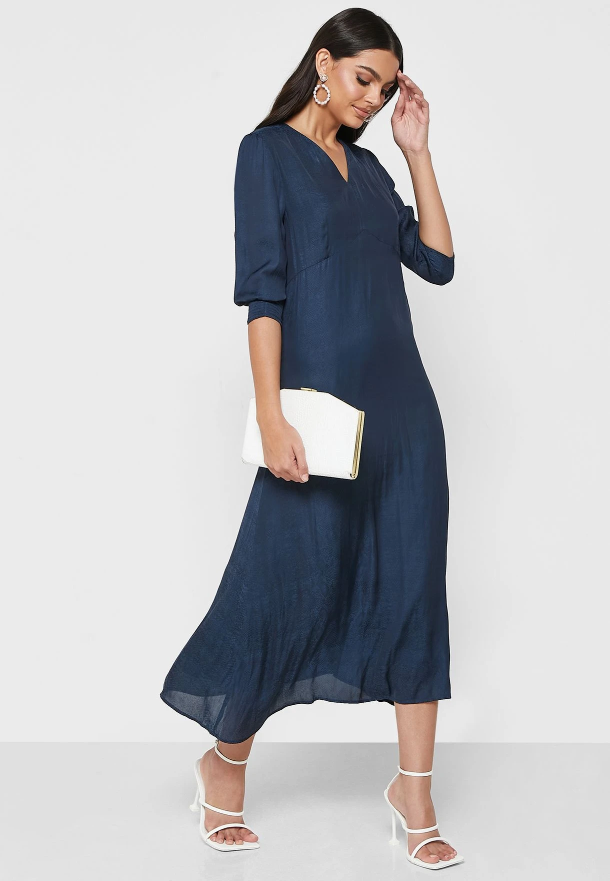 Puff Sleeve Printed Dress 1 Puff Sleeve Printed Dress