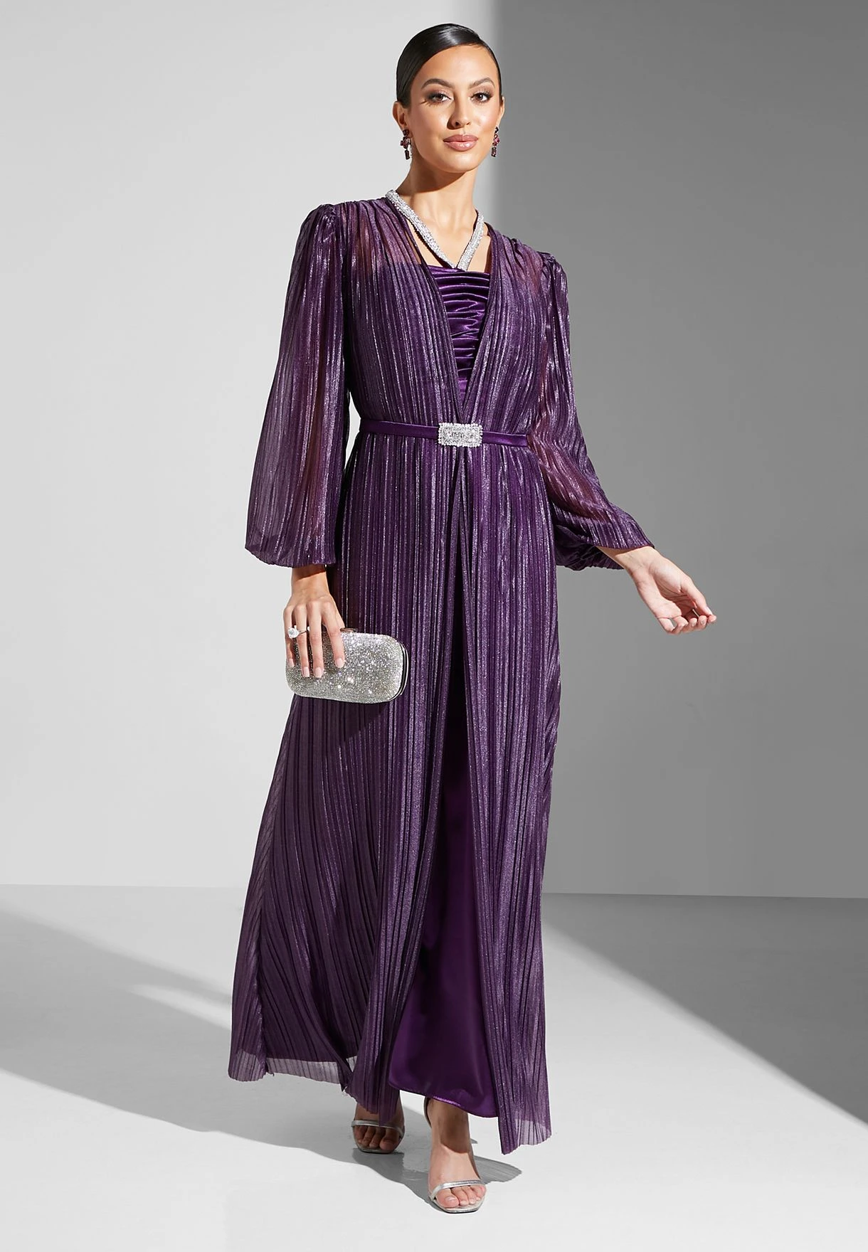 Ruched Puff Sleeve Dress 1 Ruched Puff Sleeve Dress