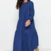 Trendyol Puff Sleeve Tiered Dress