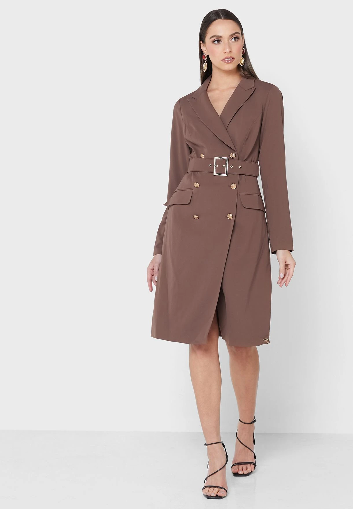 Belted Pocket Detail Dress 1 Belted Pocket Detail Dress