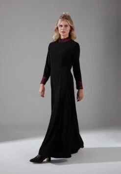 Embroidery Detail Tiered Dress