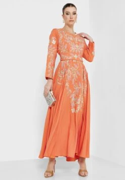 Embroidered Knitted Dress