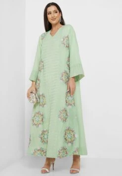 V-Neck Printed Dress