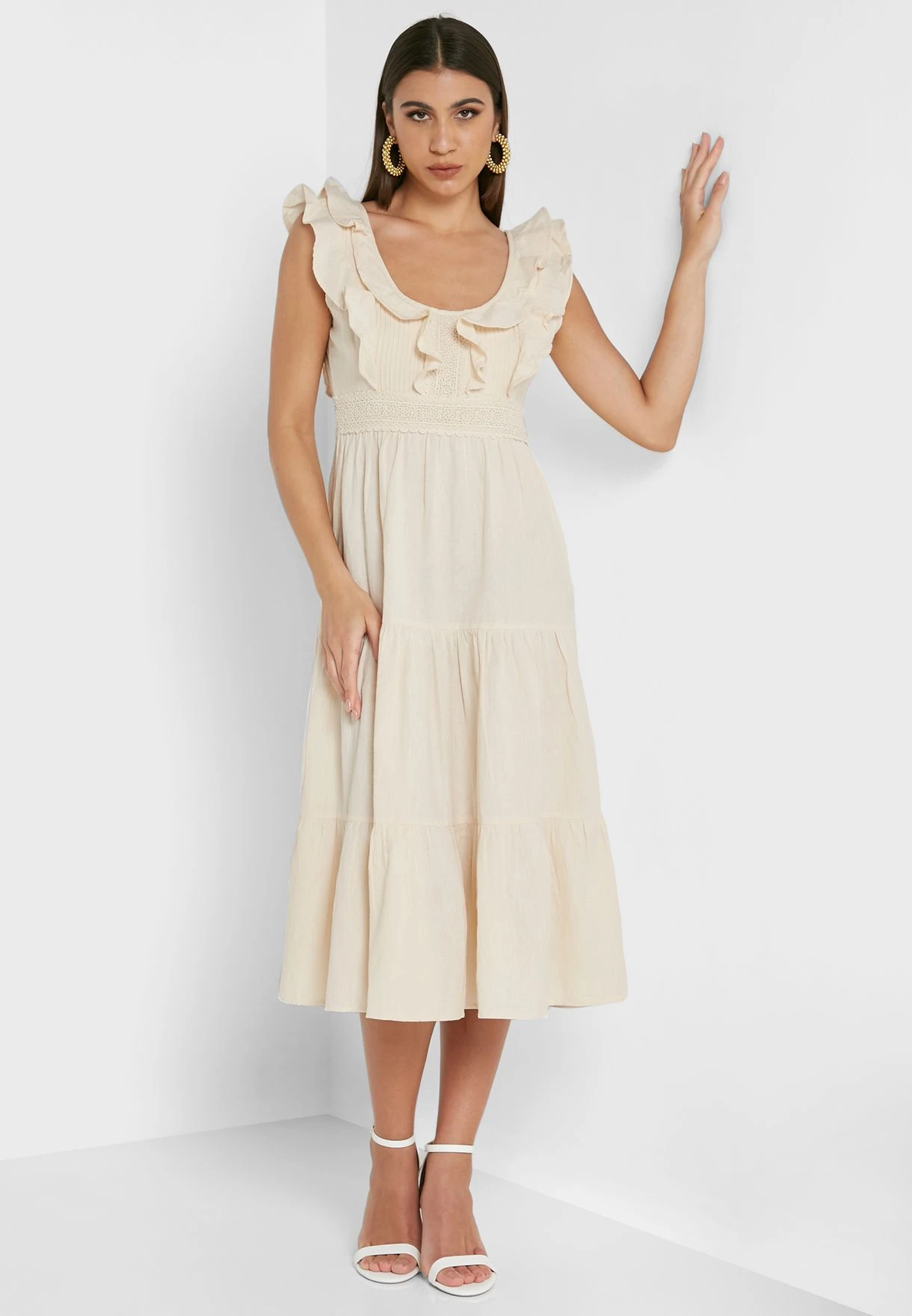 Tiered Ruffle Detail Dress 1 Tiered Ruffle Detail Dress