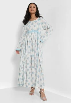 Tie Detail Printed Dress