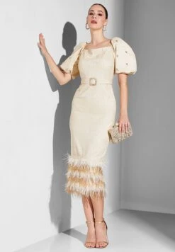 Balloon Sleeve Belted Dress 7 Balloon Sleeve Belted Dress -Silk Bloom Dresses Store 1 zoom desktop 841