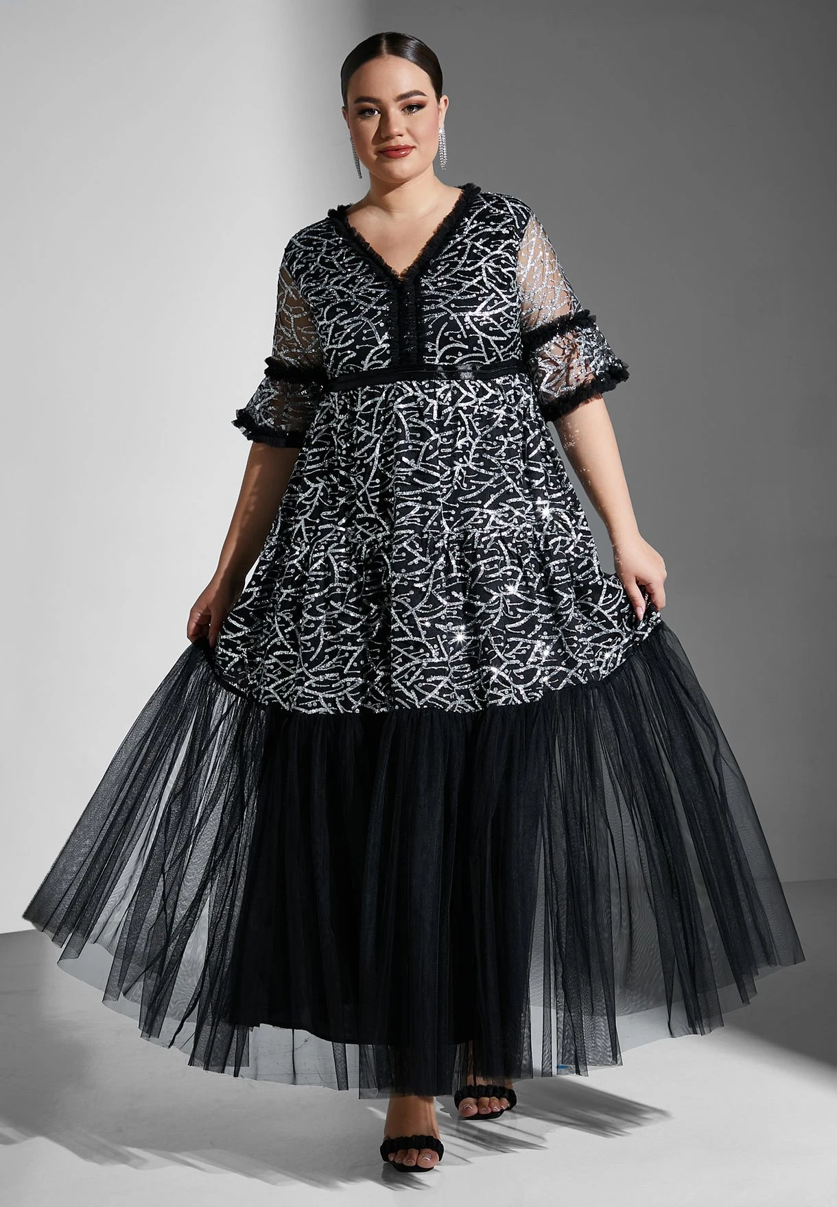 Shimmer A-Line Dress 1 Shimmer A-Line Dress