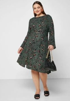 BRAVE SOUL Asymmetric Hem Slit Detail Dress