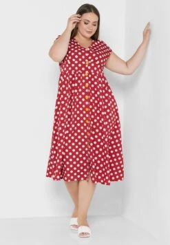 V Neck Front Tie Dress