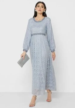 Embellished Tiered Dress