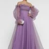 Tulle Off Shoulder Dress