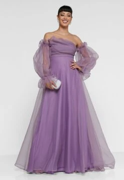 Tulle Off Shoulder Dress