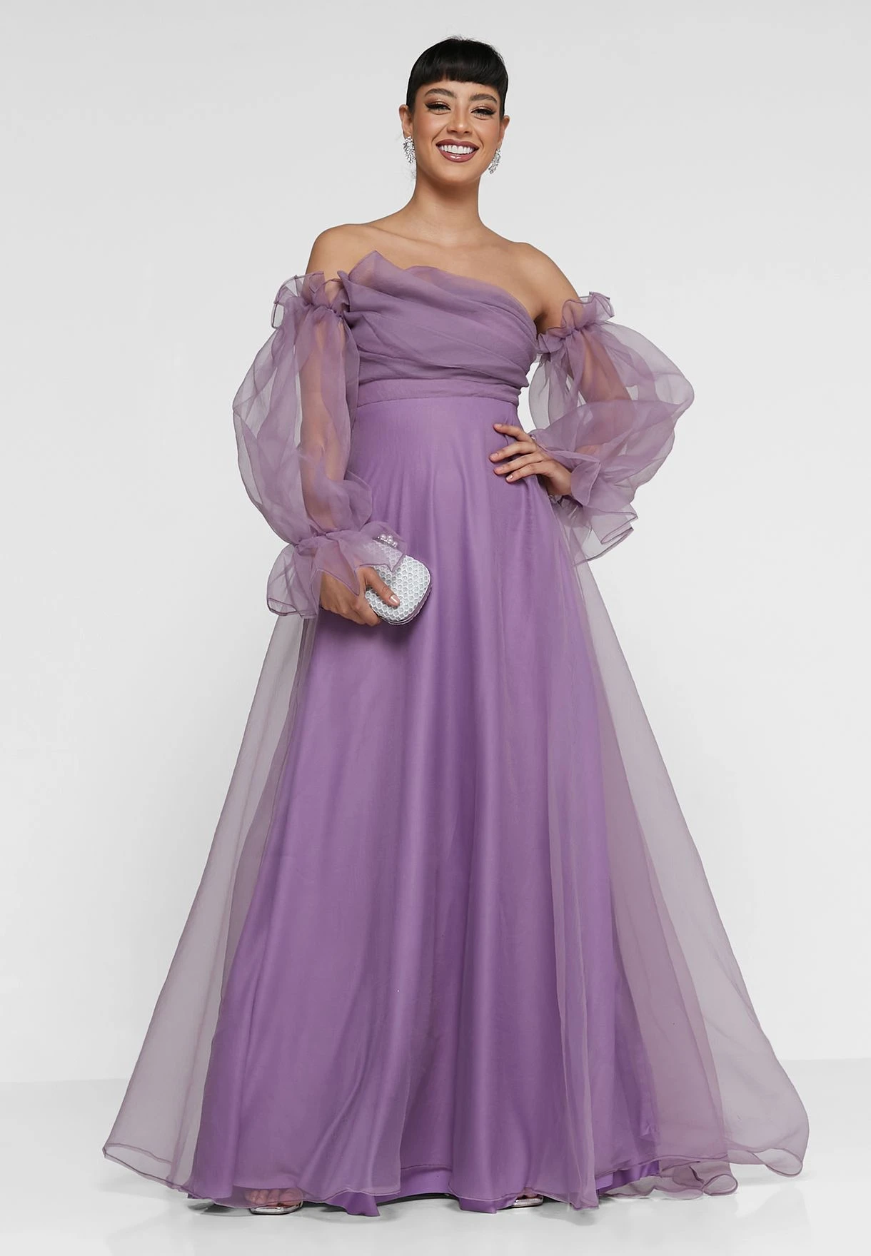 Tulle Off Shoulder Dress 1 Tulle Off Shoulder Dress