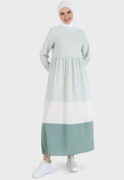 Color Block Tiered Dress