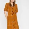 Koton Button Detailed Dress