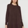 Vero Moda Round Neck Tiered Dress