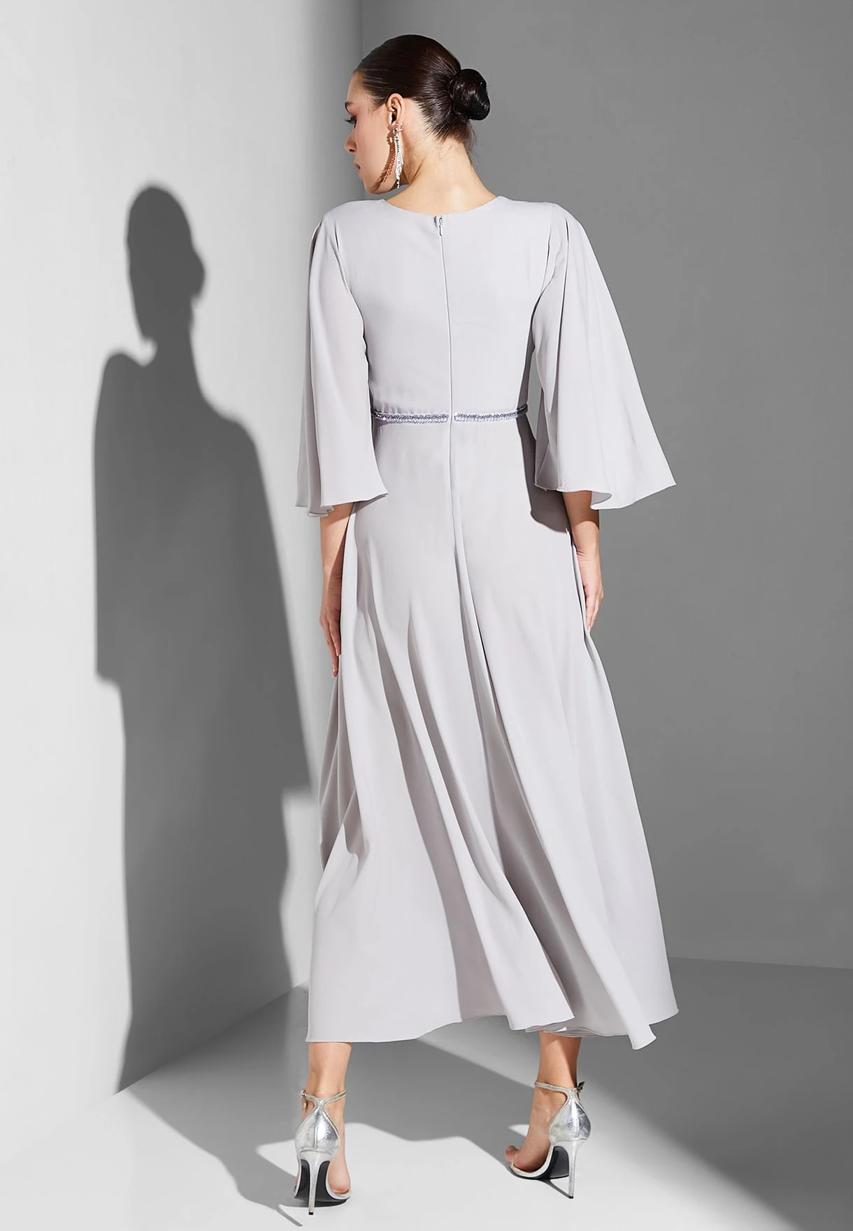 V-Neck Embellished Dress 2 V-Neck Embellished Dress - Image 2