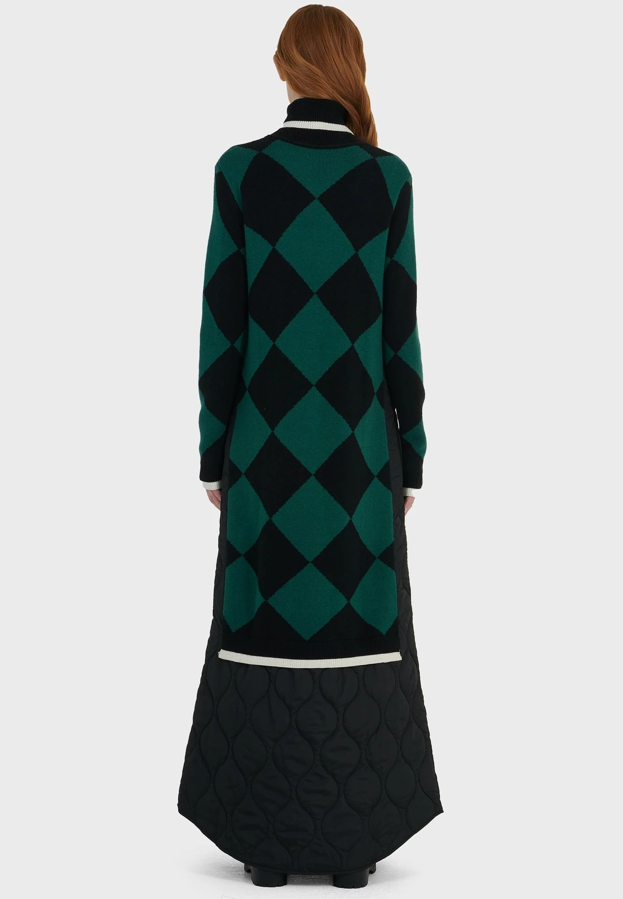 Quilted Knitted Dress 2 Quilted Knitted Dress - Image 2