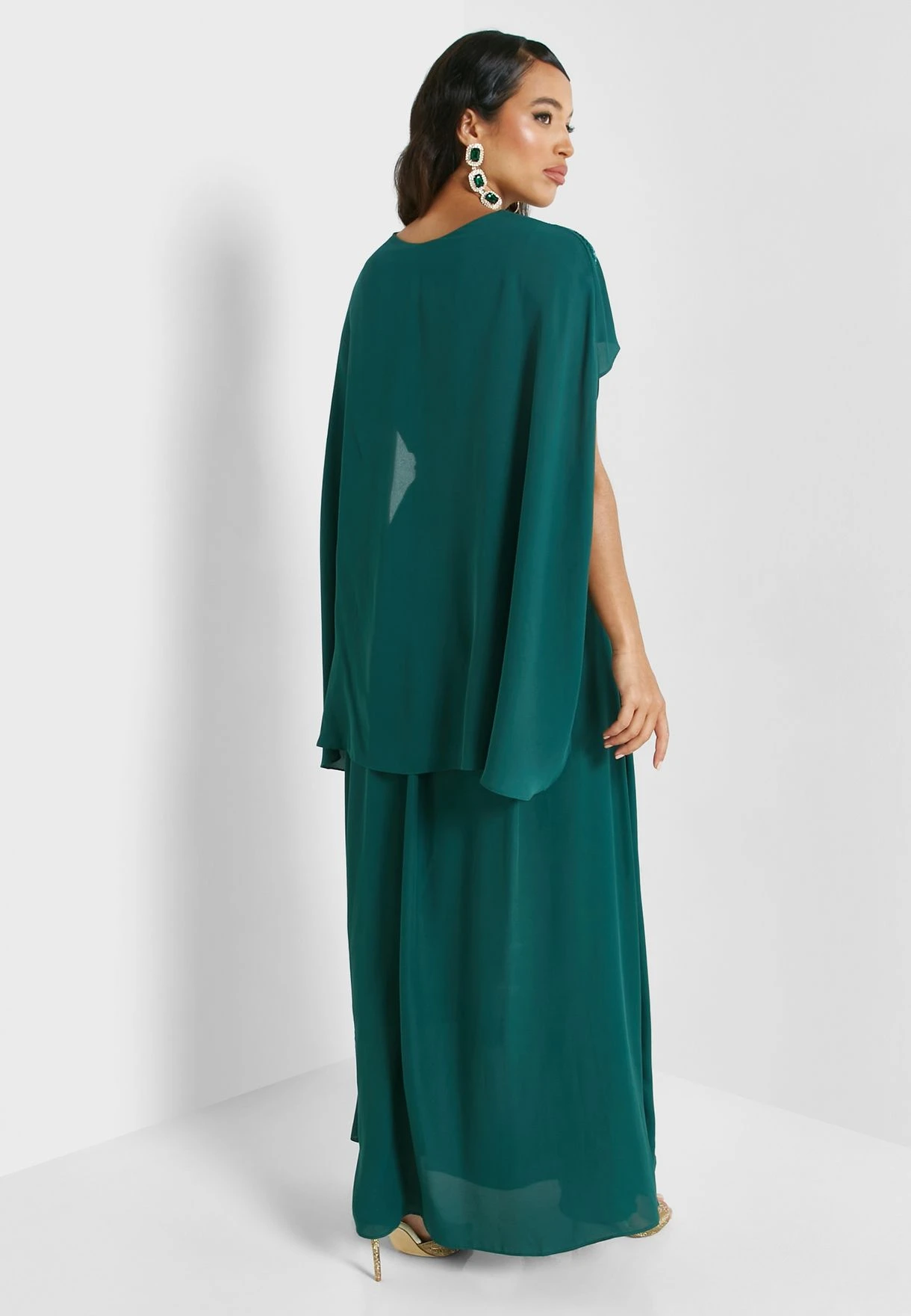 Embellished Belted Tiered Dress 2 Embellished Belted Tiered Dress - Image 2