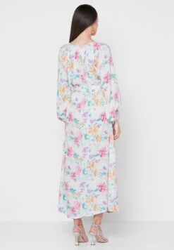 Cuffed Sleeve Floral Dress -Silk Bloom Dresses Store 2 zoom desktop 1040